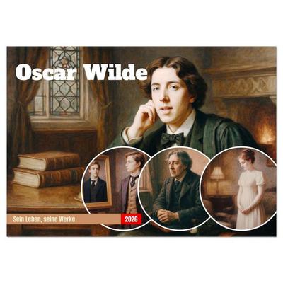 Oscar Wilde (Wandkalender 2026 DIN A2 quer), CALVENDO Monatskalender