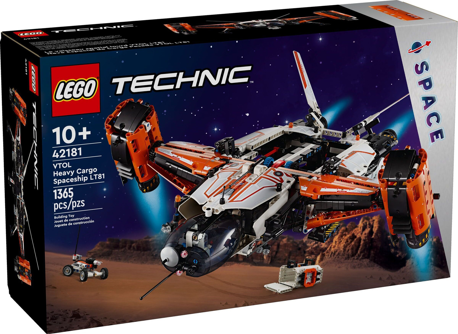 Lego VTOL Ruimtevaartuig voor het vervoer van zware lading model LT81