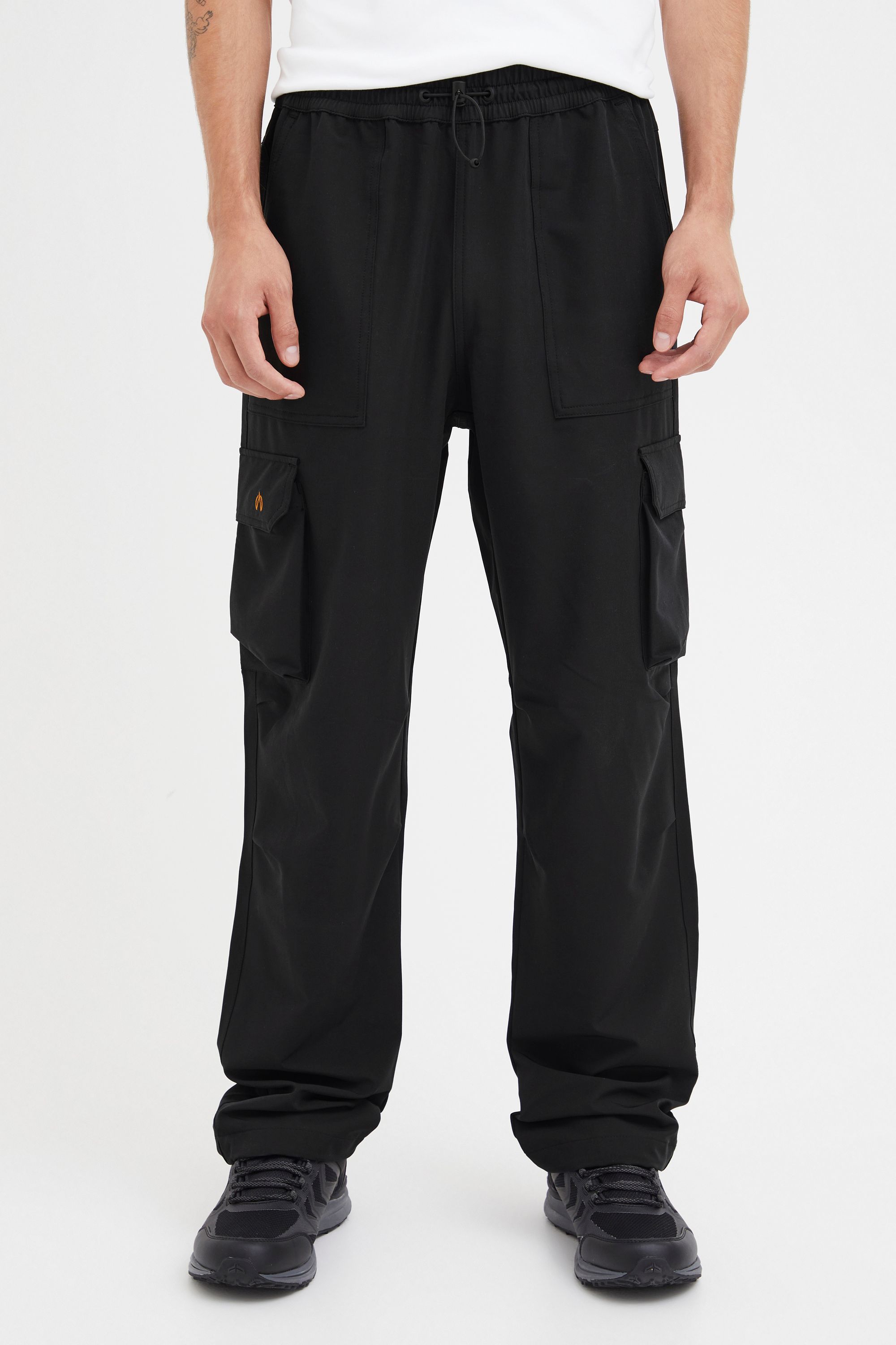 Trekkinghose NORTH BEND "Trekkinghose NBRuben M", Herren, Gr. XXL, N-Gr, schwarz, Obermaterial: 90% Polyester PES. 10% Elasthan EL., Hosen Trekkinghose