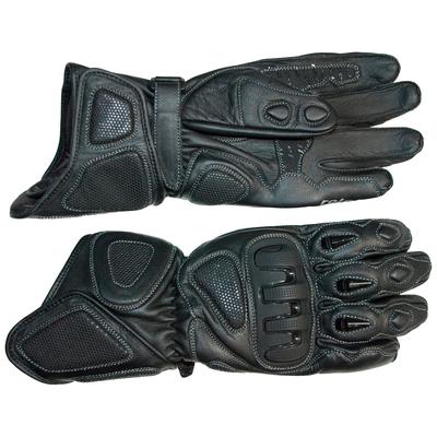 Motorradhandschuhe ROLEFF "RO 49" Gr. XL, schwarz, Handschuhe, XL, Obermaterial: 100% Rindsleder. Innenfutter: 100% Polyester, winddicht