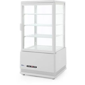 Arktic Kühlvitrine 233634, weiß, 68 Liter, Aufsatz-Kühlvitrine, doppelt verglast