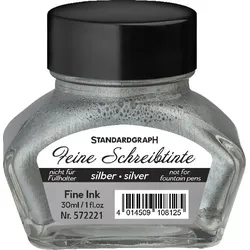 Standardgraph Feine Tinte 30 ml silber