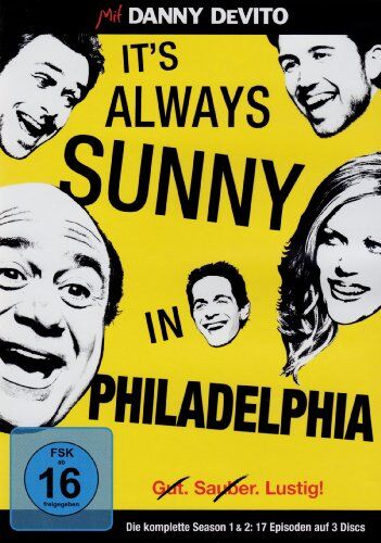 Danny DeVito - It's Always Sunny in Philadelphia - Season 1+2 [3 DVDs] - Preis vom 13.10.2026 19:28:25 h