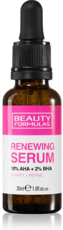 Beauty Formulas Renewing 10% AHA + 2% BHA restructuring serum 30 ml