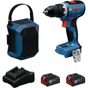 Bosch Combo-Kit PRO 0615A500G5, 18 V Akku, inkl. GSR 18V-65, GPB 18V-1 C, 2 Akkus und Ladegerät