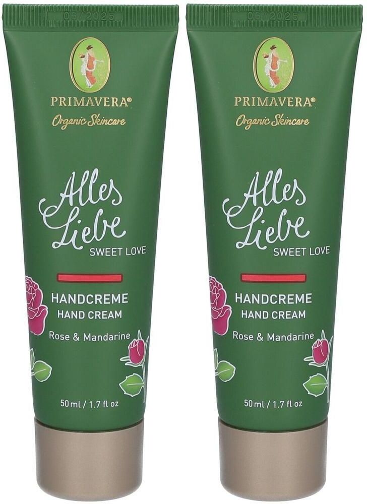 PRIMAVERA Alles Liebe Handcreme 2x 2x50 ml Creme
