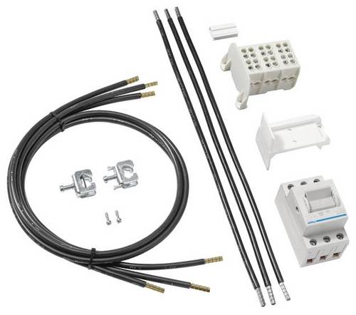 Hager ZY01PV ZY01PV Bestückungspaket universZ 10qmm PV Überschuss<4,6kVA bei 1feld eHZ Bestückungspaket Schwarz 3polig 1St.