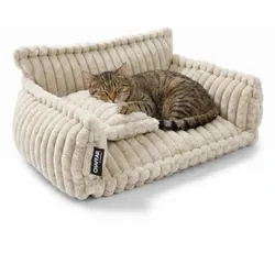 Haustiersofa 'Chaffar' - M (80cm) / Creme - Creme - M (80cm)