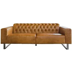 SOFA NILO Braun Leder