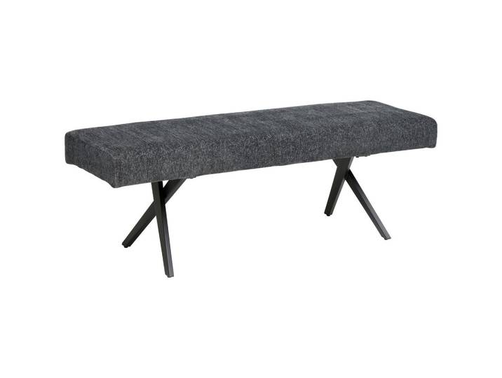 Sitzbank Chios Leinenoptik grau, B: 140 cm