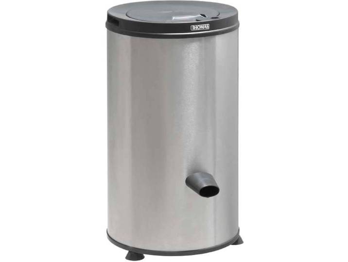 THOMAS Wäscheschleuder CENTRI 776 SEK INOX , silber (silberfarben), H:66cm Ø:35cm, Wäscheschleudern, Wäscheschleuder
