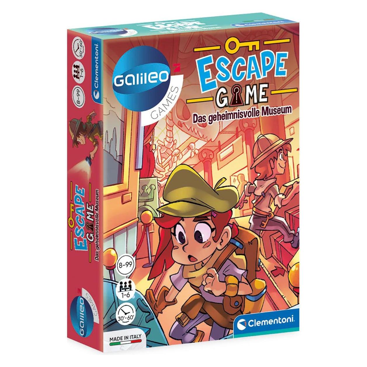 Clementoni Galileo Escape Das geheimnisvolle Museum (Deutsch, 1 - 6 Spieler) (59227)