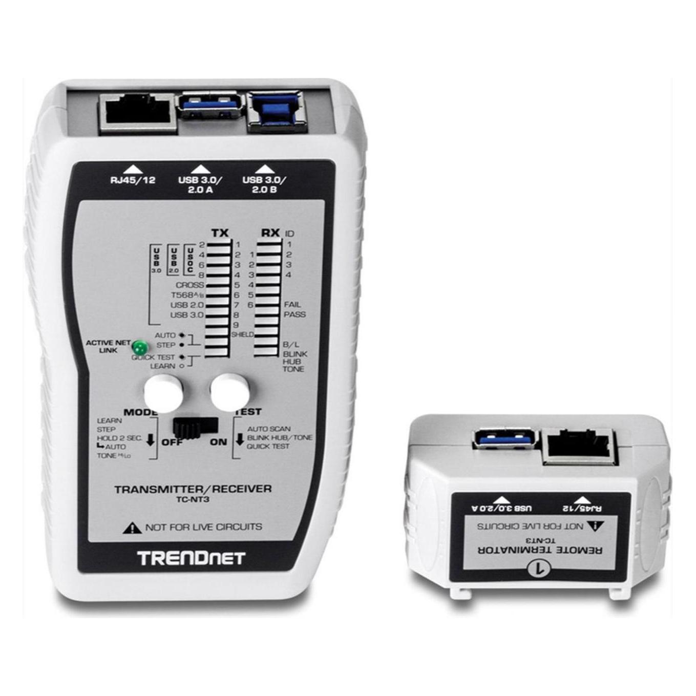 Trendnet Kabelnetzwerktester (Kabeltester) (TC-NT3)