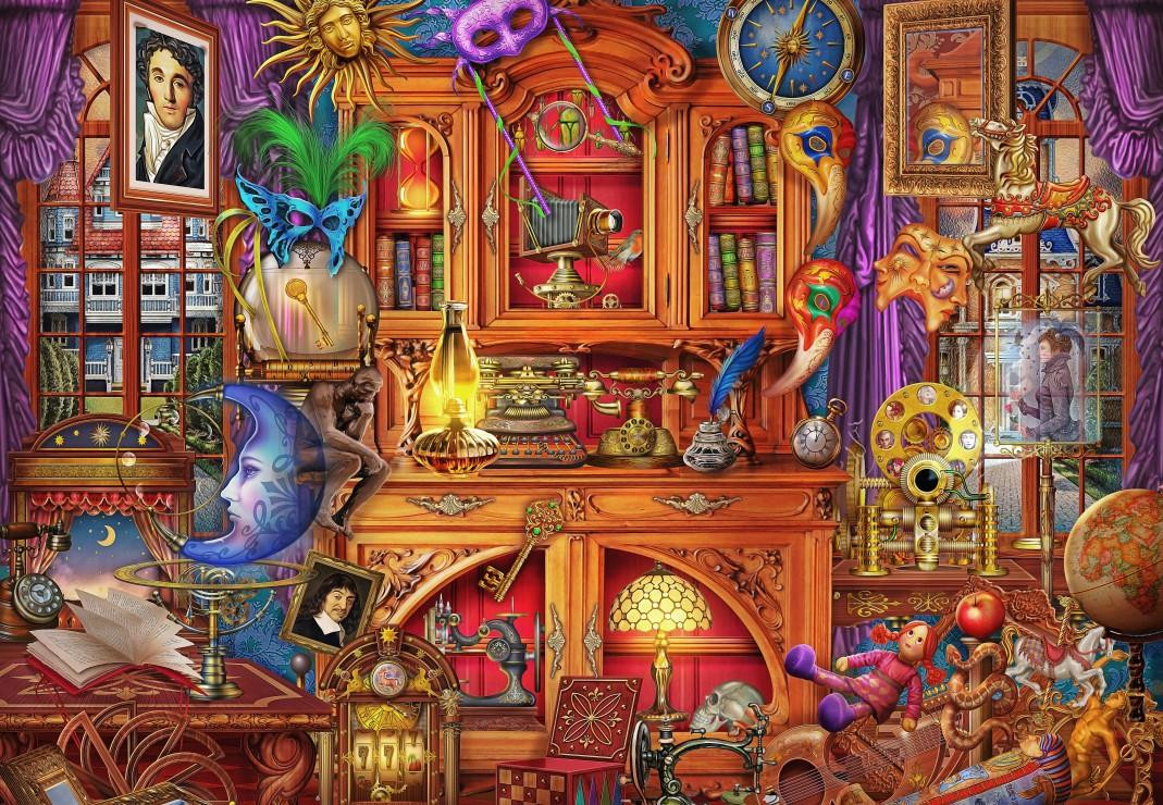 Bluebird Puzzel Oude Opslagruimte 1000 stukjes multicolor