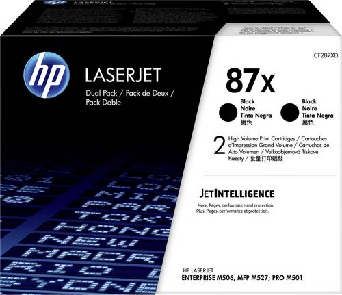 HP Toner 87X Original 2er-Pack Schwarz 36000 Seiten CF287XD