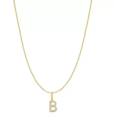 ANIA HAIE - NECKLACE - STARLIT DROPS - Letter ''B'' Initial - gold