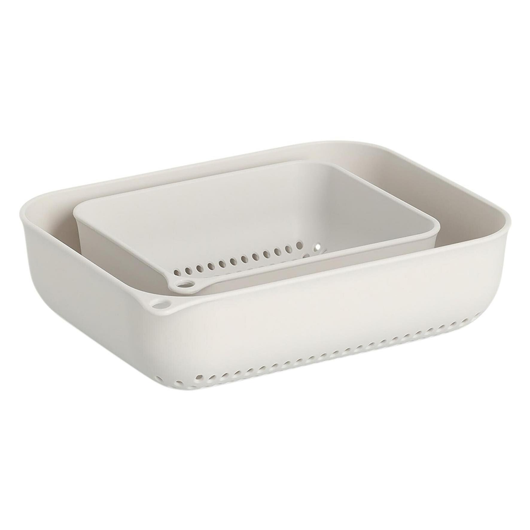 Zeller Present Abtropfsieb-Set Kunststoff 2-teilig (26493-146257.1000)