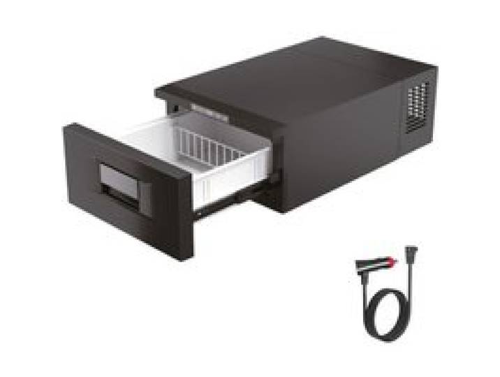 Réfrigérateur Portable Électrique Glacière à tiroir avec Compresseur 30L 12V-24V-220V pour Voiture Camping