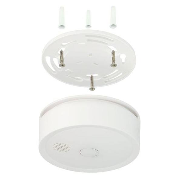 Alecto SA63 - Draadloze koppelbare rookmelder 10 jaar, 3 pack, wit (SA61 3X)