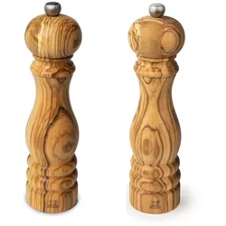PEUGEOT Mühlenset 22cm Olivenholz Pfeffermühle Salzmühle Stahlmahlwerk PARIS
