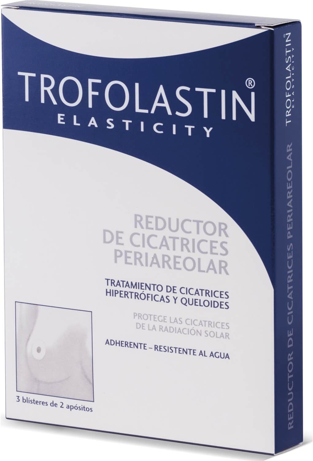 Trofolastin Trofolastín Reductor de Cicatrices Periareolar 3x2uds