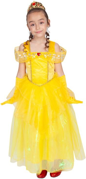 Déguisement 5-6 ans Princesse jaune Luxe - Rubies