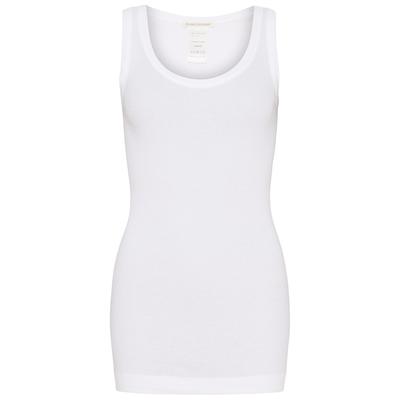 Funktionstop SEAMLESS BASIC "Seamless Basic Top Crush", Damen, Gr. S/M, weiß, Obermaterial: 100% Baumwolle, Tops