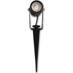 Chilitec, Gartenbeleuchtung, Gartenstrahler-Set, 4 Spots mit Erdspiess