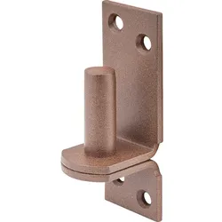 Kloben auf Platte DURAVIS® ? 16 mm, DI-Haken, Material: Stahl, blau verzinkt, Oberfläche: rostbraun