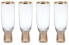 "Lenox Tuscany Classics Gold Frost Flutes, Set of 4 - 2.5"" Round"