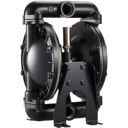 VEVOR Druckluft-Doppelmembranpumpe, 132 L/min, 25,4 mm Einlass & Auslass, pneumatische Altöl-Transferpumpe, max. 114 PSI, Gehäuse aus Aluminiumlegierung, für Diesel, Fett, Kerosin, Benzin & Öl