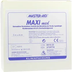 Maxi Med Wundverband 5mx4cm Master Aid 1 ST