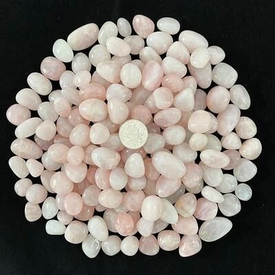 Inspire Essentials Colorful Agate Pebbles Decorative Stones For Aquarium Vase And Plant Decor pink 2 3cm 100g