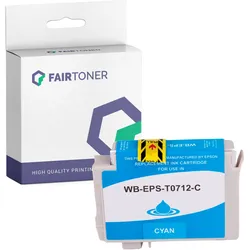 Kompatibel für Epson Stylus SX 205 (C13T07124012 / T0712) Druckerpatrone Cyan