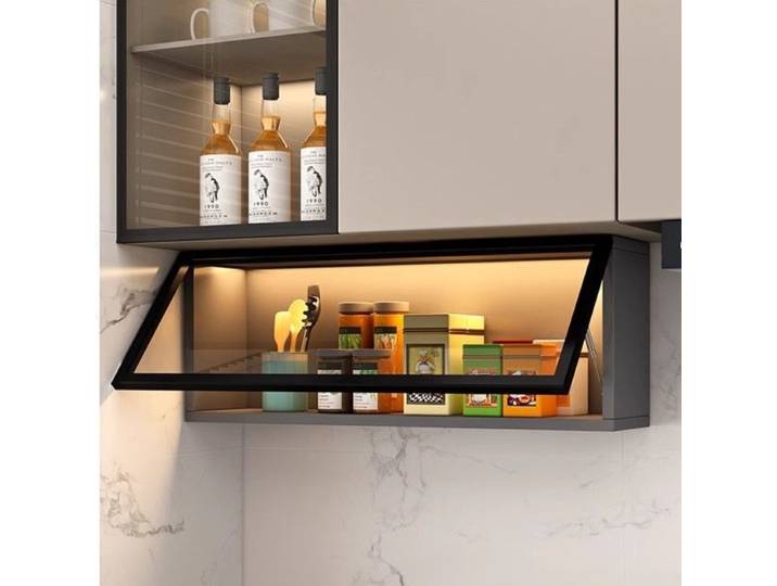 Organisateur d'accessoires de cuisine, supports de cuisine muraux, armoires flottantes modernes, organisateurs de rangement, étagère de rangement suspendue