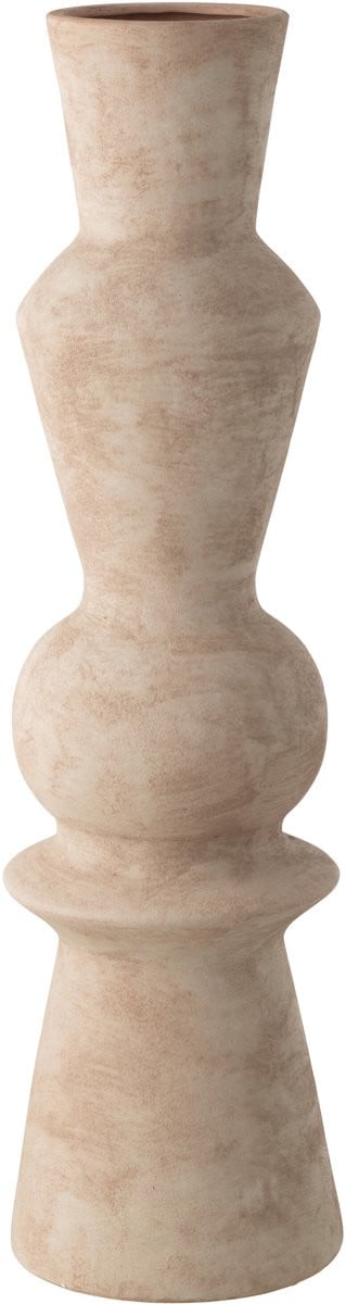 J-Line vaas Bonny keramiek beige
