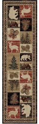 Mayberry Rug American Destination Hillside Bluff Multi Lodge Area Rug