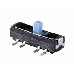 Knitter-Switch MMS 228 MMS 228 Schiebeschalter 0.2 A 2 x Ein/Ein 1 St.