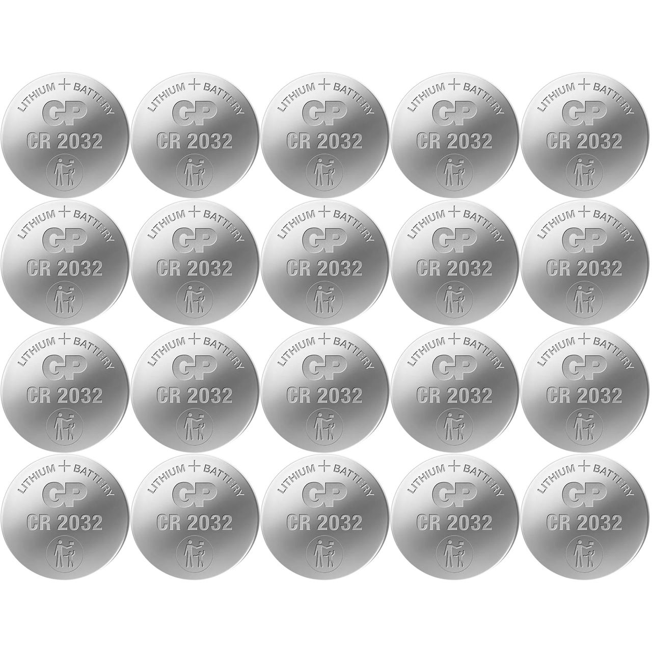 GP Knopfzelle Lithium CR2032 3V 20 Stück