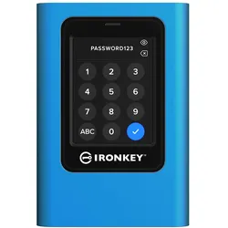 Kingston IronKey Vault Privacy 80 (0.96 TB), Externe SSD, Blau