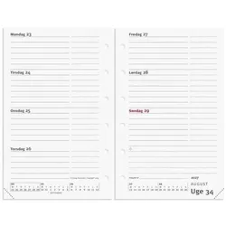 Mayland-Burde, Agenda, System Mini ugekalender tvrformat sort skind 2027