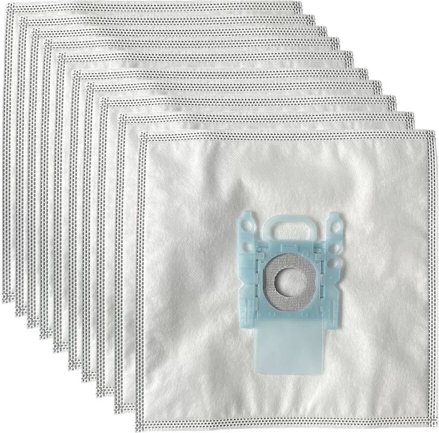 INF 10er-Pack Staubbeutel aus Vliesstoff, kompatibel mit Bosch und Siemens Staubsaugern