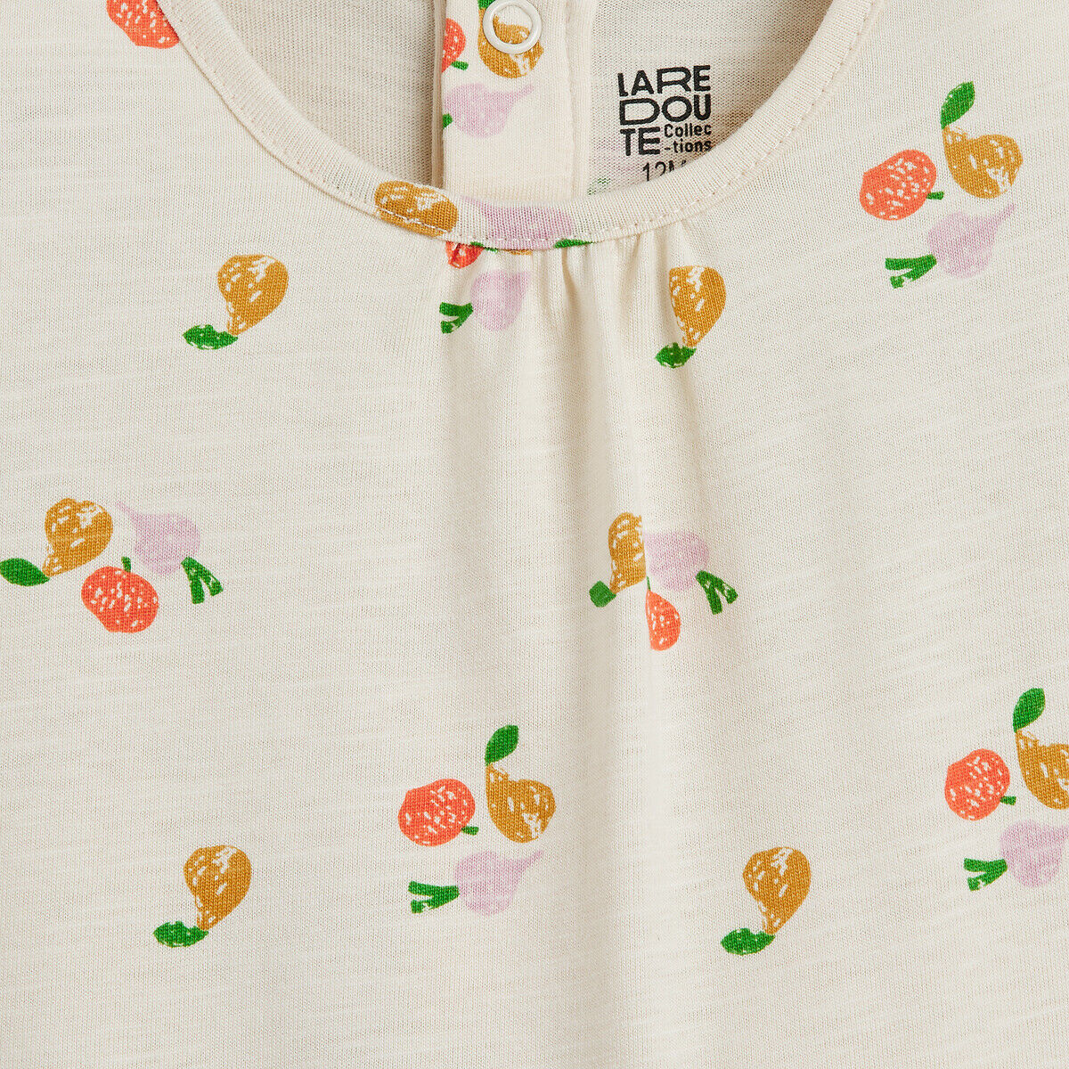 LA REDOUTE COLLECTIONS Lot de 2 combishorts, motifs rayures et fruits