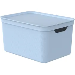 Box ALVRA mit Deckel (BHT 36,50x20,30x26,50 cm) - blau - BHT 36,50x20,30x26,50 cm