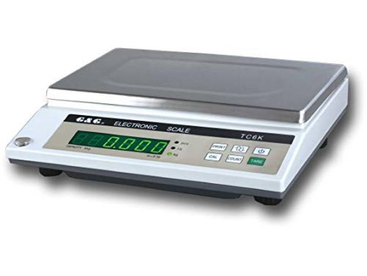 G&G TC Serie. TC10k/0.1g, 34x22 cm Wägefläche, 230V Stromversorgung, Tischwaage, Präzisionswaage, Digitalwaage, Industriewaage
