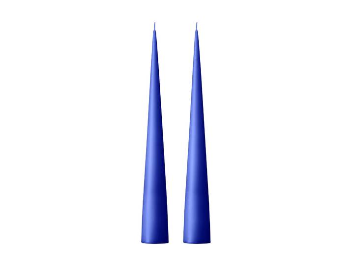 ester & erik Bougie cônique ester & erik 37 cm Lot de 2 mat Cornflower 48