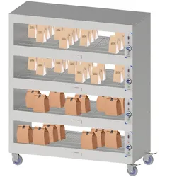 Beheizte regal mobil 150 CECM150 Casselin