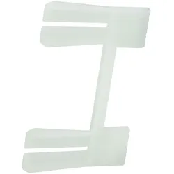 Flamco Steckverbinder für Eckformteile Kunststoff weiß Sockelleiste F70039