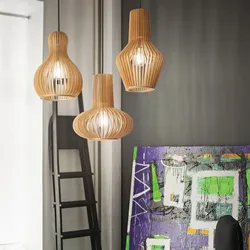 Ideal Lux 159843 Pendelleuchte Citrus 1x60W | E27 - Holz