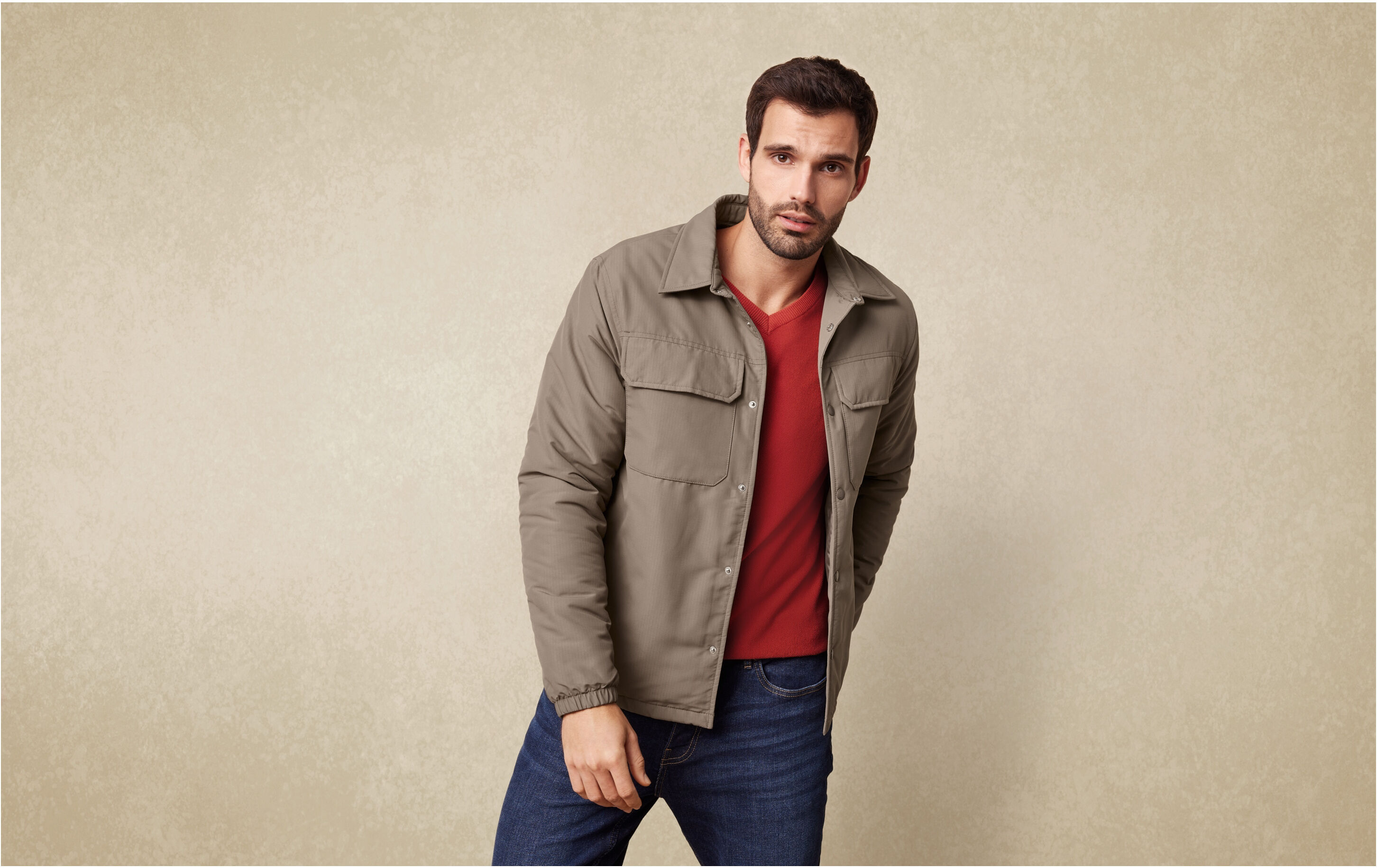 LIVERGY® Herren Jacke, in moderner Ripstop-Qualität
